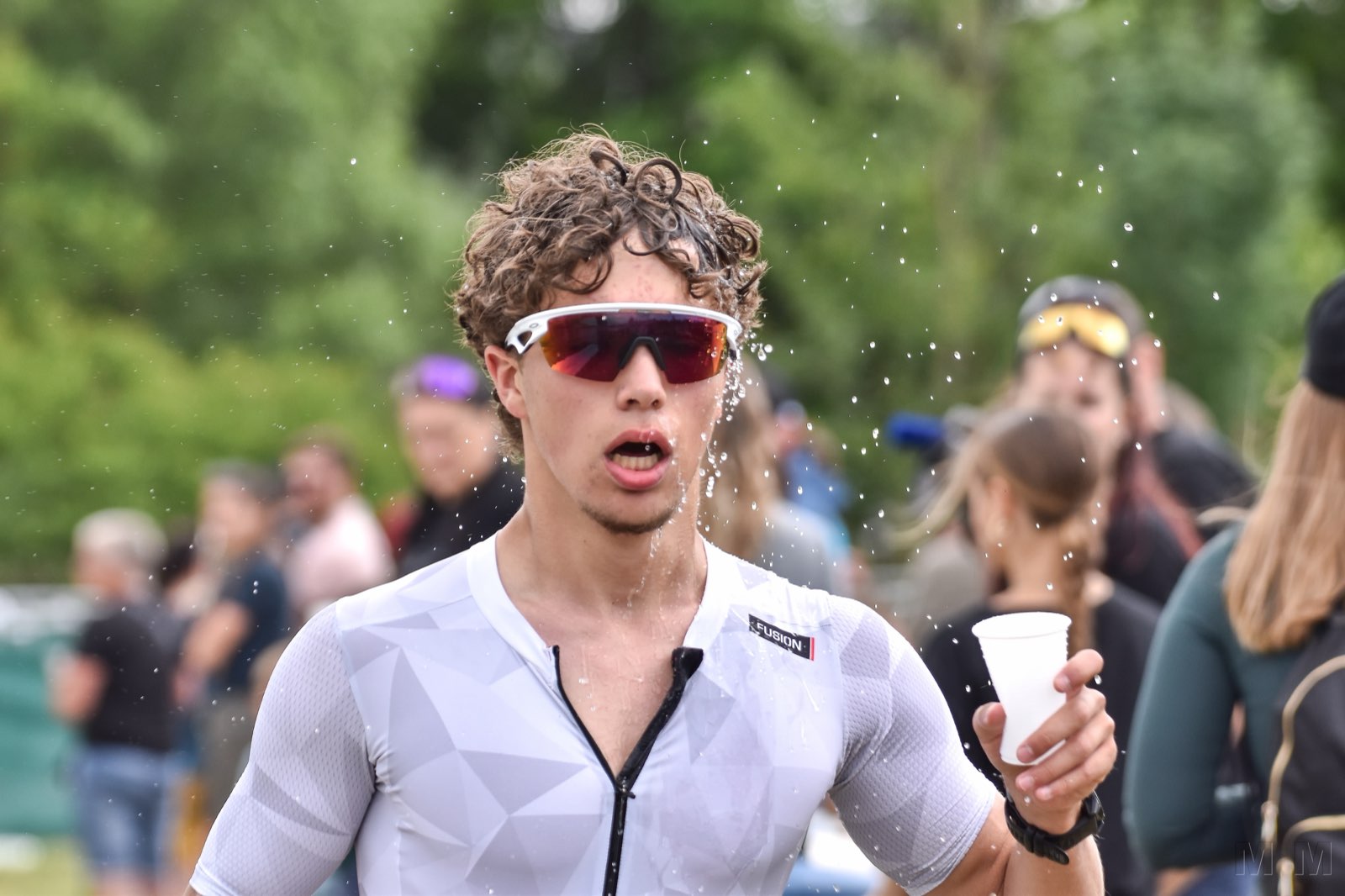 Sebastian Holeksa v závodě